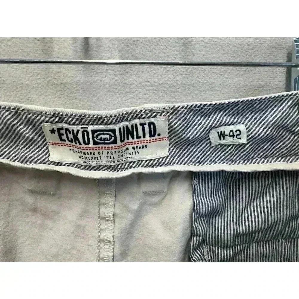 Vintage Ecko Unltd Shorts Men's W-42‎ Chino Pockets Classic Casual 12